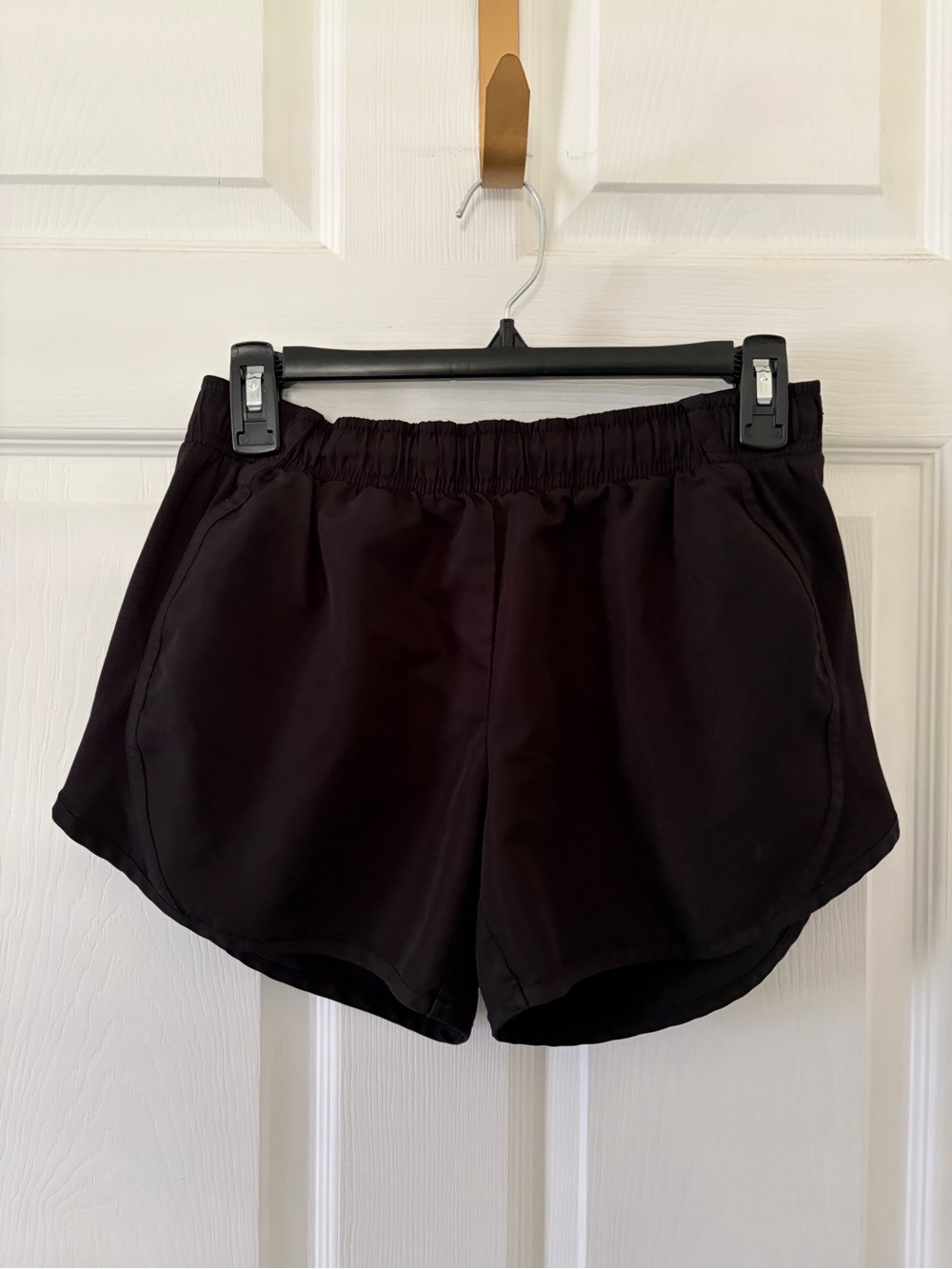 Danskin Now Black Athletic Shorts with Elastic Waistband
